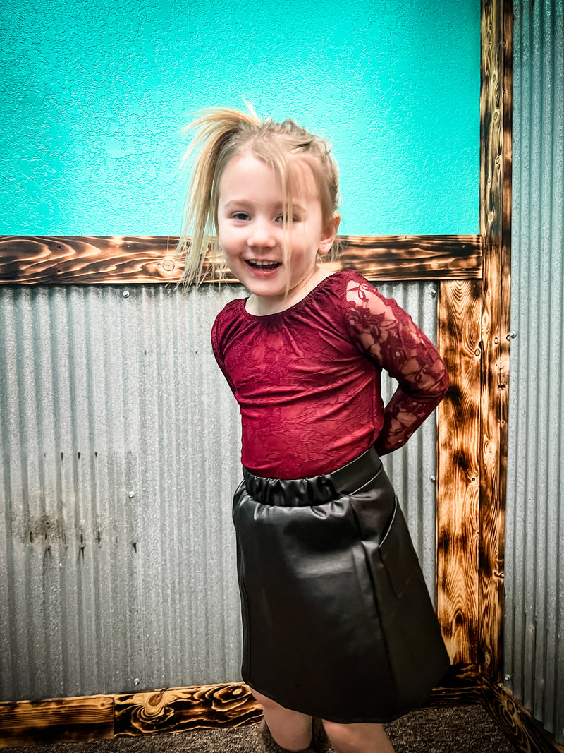 Little Susie Leather Skirt1