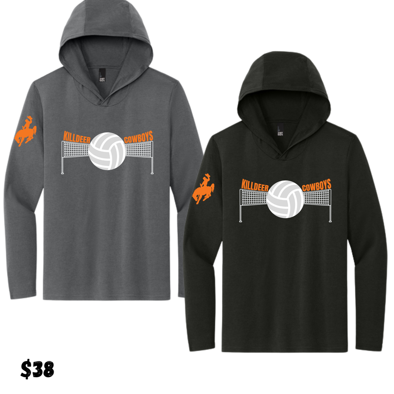 2025 Volleyball Tri Blend Long Sleeve Hoodie