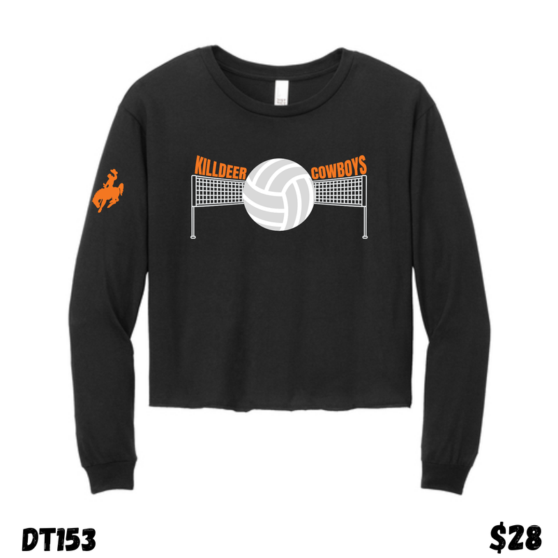 2025 Volleyball Tri Blend Midi Long Sleeve