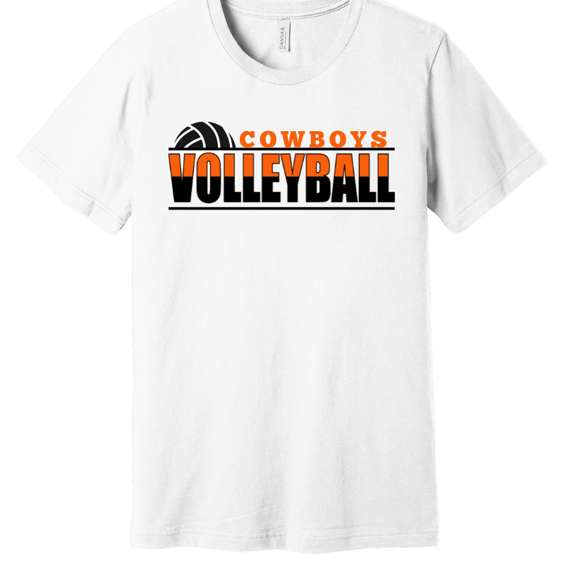 2024 Volleyball Bella Canvas Tee Design 1