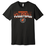 2024 Volleyball Bella Canvas Tee Design 2