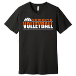 2024 Volleyball Bella Canvas Tee Design 1