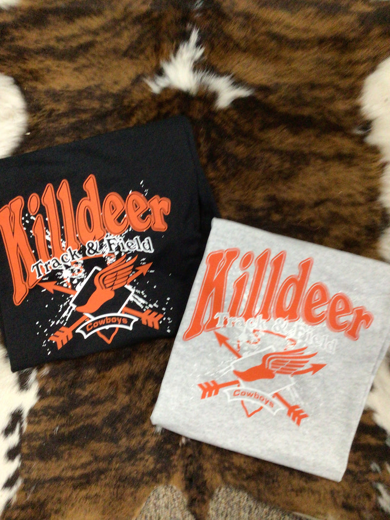 Killdeer Cowboys Track & Field Splatter Design All Styles