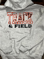 Killdeer Cowboys NIKE Track & Field Embroidered Sweatshirt