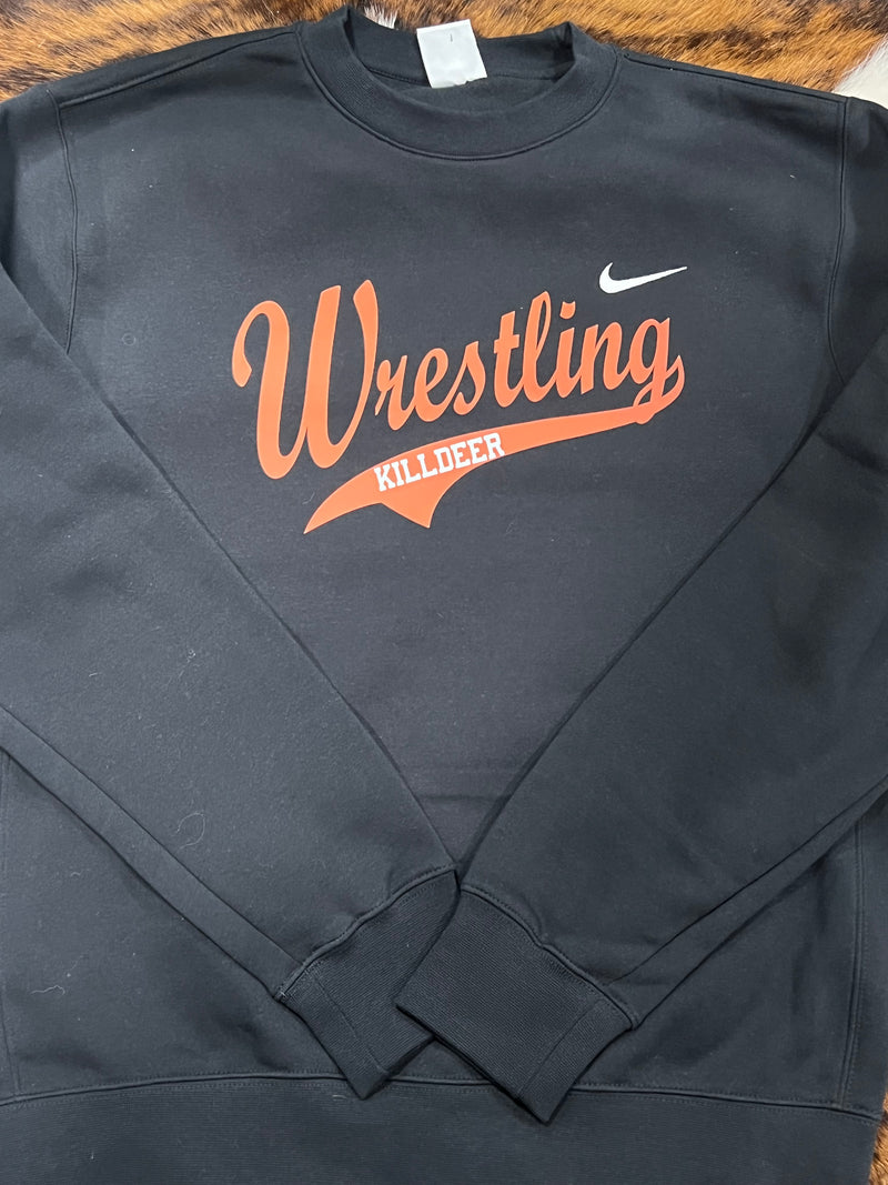 Cowboys Adult Wrestling Nike crewneck Sweatshirt