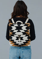Classic Black/White/Brown Azect Backpack