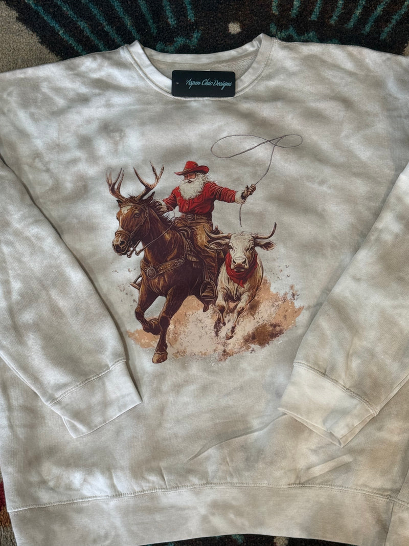 Ropin Santa Tie Dye Tan