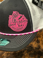Good Moms Say Bad Words Pink Patch Hat