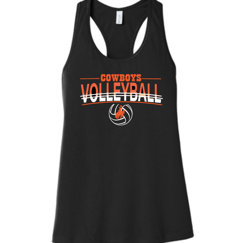 2024 Volleyball Bella Canvas Racerback Tank Design 2