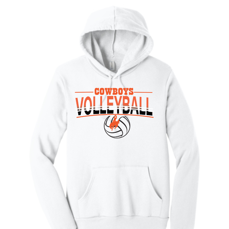 2024 Killdeer Cowboys Volleyball Crewneck or Hoodie Design 2