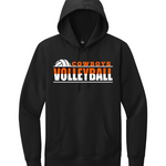 2024 Killdeer Cowboys Volleyball Crewneck or Hoodie Design 1