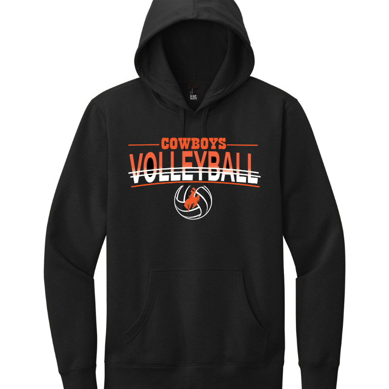 2024 Killdeer Cowboys Volleyball Crewneck or Hoodie Design 2