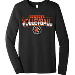 2024 Volleyball Bella Canvas Long Sleeve Design 2