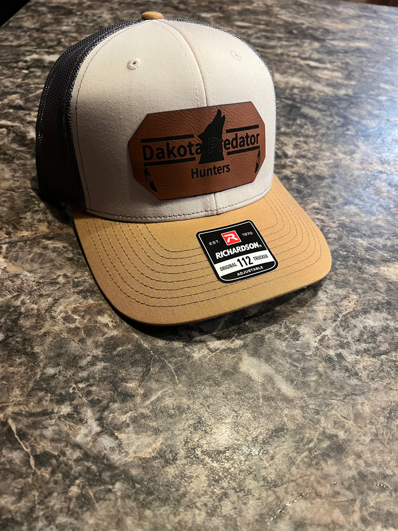 DPH Richardson Leather Patch Tri Color Snapback Trucker Hat