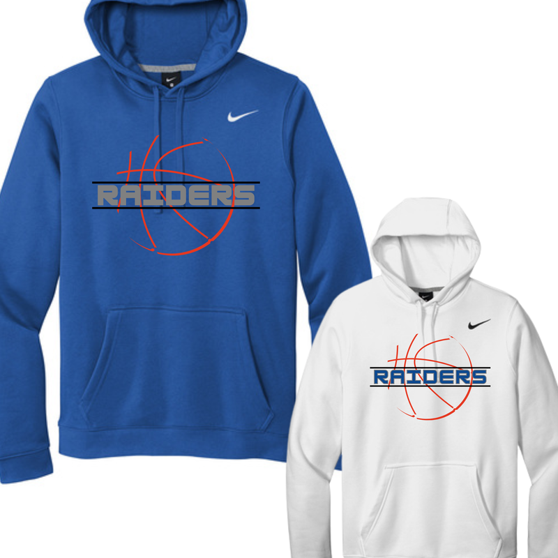 Printed Raiders Basketball 1 Nike Hoodie or Crew