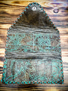 ACD Wallet 1109 Navajo & Turquoise Crackle leather
