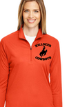 Killdeer Cowboys Athletic Orange 1/4 Zip