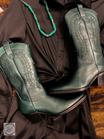Mylie Teal Cowboy Boots