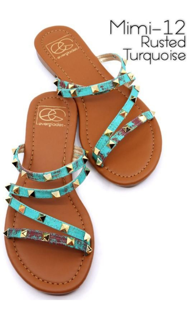 Mimi Turquoise Sandals