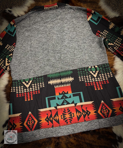 Aztec Zip Sweater
