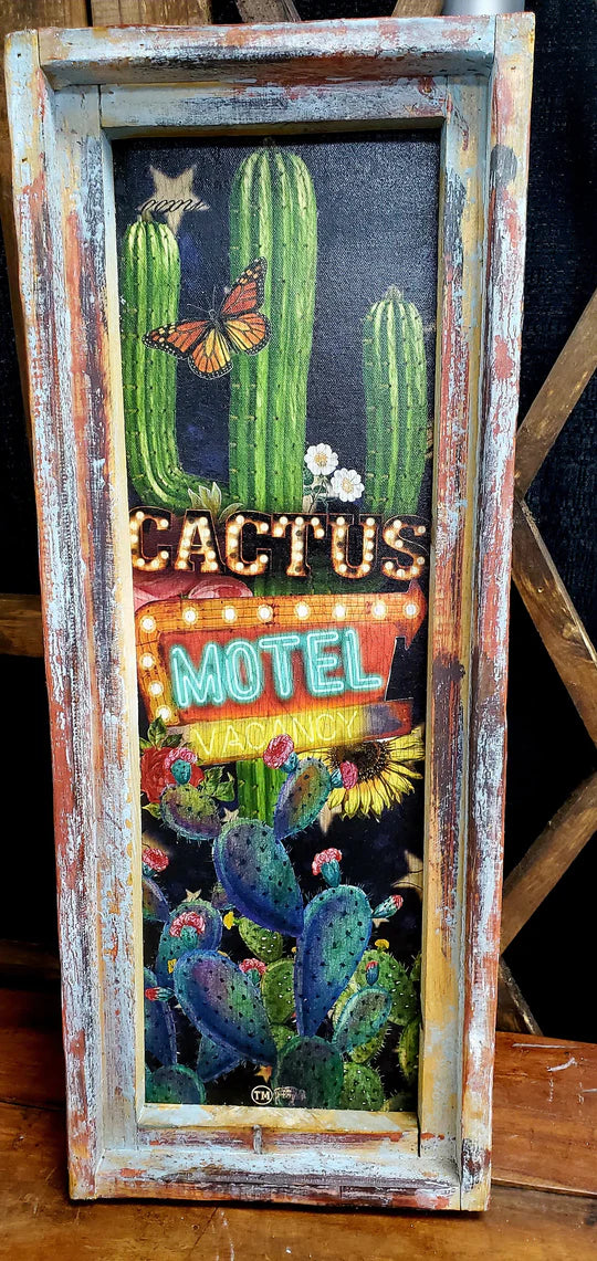 Cactus Motel Sign