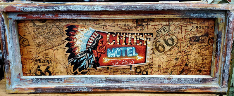 Chief Motel Sign