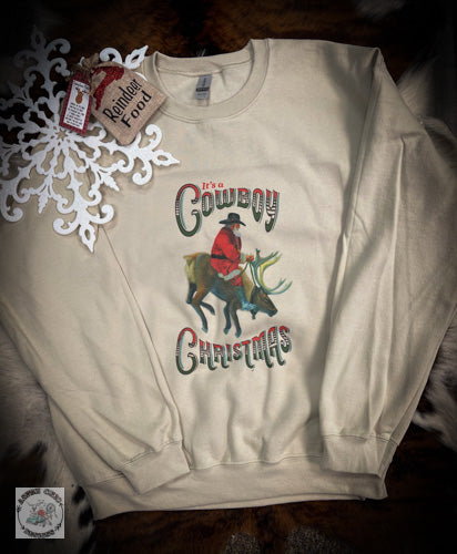 KarlyxACD It’s a Cowboy Christmas Sweatshirt
