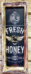 Fresh Honey Sign - Black or White