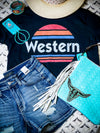 Retro Western Cropped Graphic Tee