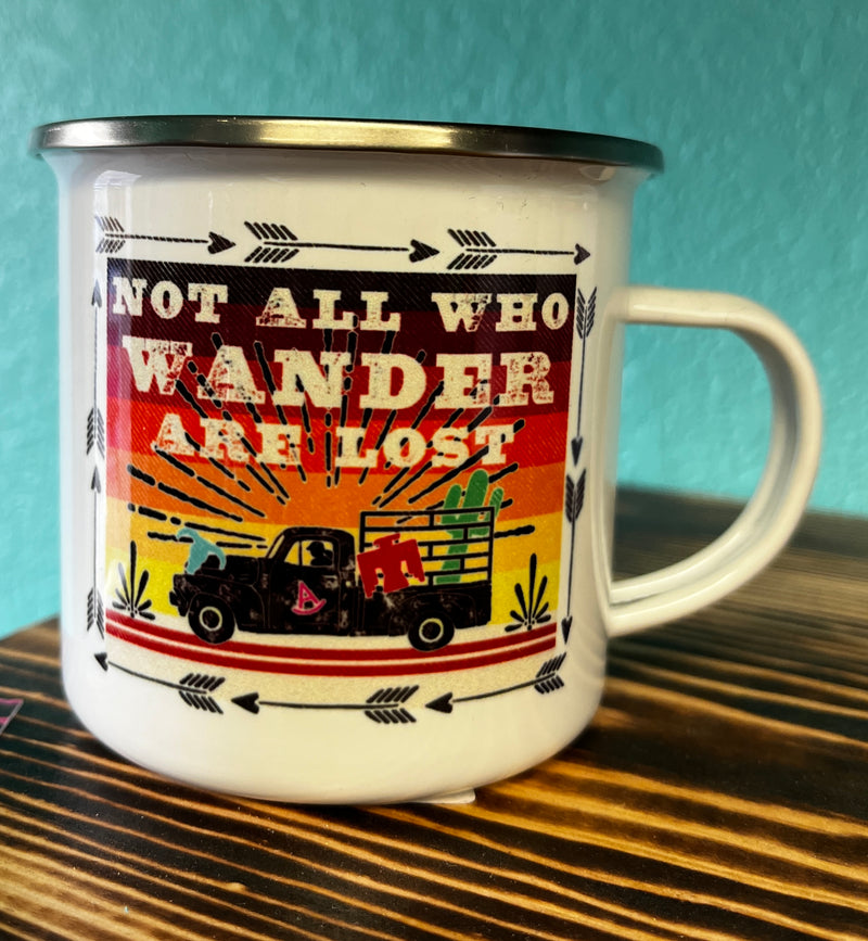 Western mug not all who wonder