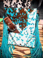 ACD Wallet 1117 White  & Turquoise