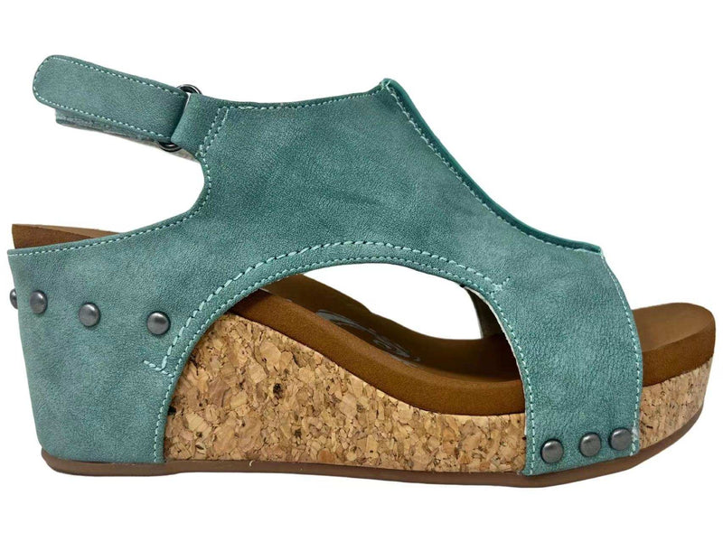 Very G Liberty Wedges Turquoise