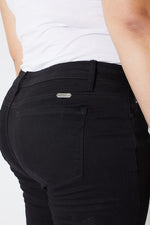 Kancan Plus Size Skinny Jeans - Black